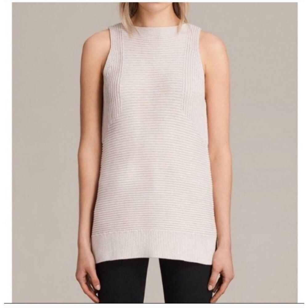 Allsaints Arleta Sweater Vest Size Medium